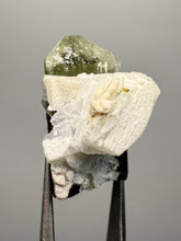 Load image into Gallery viewer, Green Cap Stak Nala Tourmaline with Cleavelandite – Haramosh Mountains, Pakistan | Thumbnail Specimen