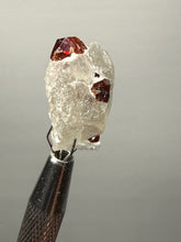 Load image into Gallery viewer, High-Grade Naturally Faceted Red Spessartine Garnet on Matrix — Skardu, Pakistan