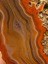 Load image into Gallery viewer, Polished Malawi Agate Half – High-Grade African Banded Agate Display Specimen
