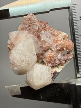 Load image into Gallery viewer, Rare Red Druzy Apophyllite with Red Stilbite Cluster | India | Collector Mineral Specimen