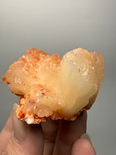 Load image into Gallery viewer, Red Heulandite on Cream Stilbite Zeolite Cluster – India (Collector Mineral Specimen)