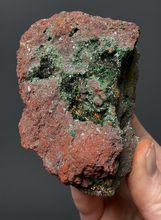 Load image into Gallery viewer, Brochantite Collector Mineral Specimen – Vivid Green Copper Crystals from Morocco