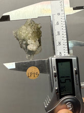 Load image into Gallery viewer, Druzy Apophyllite over Golden Calcite & Black Chalcedony Stalactites | Deccan Traps, Maharashtra, India