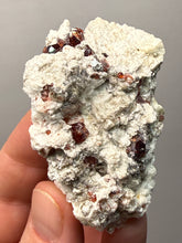 Load image into Gallery viewer, High-Grade Naturally Faceted Red Spessartine Garnet on Matrix — Skardu, Pakistan