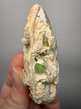 Load image into Gallery viewer, Pink Morganite, Mint Green Tourmaline, Purple Lepidolite in Quartz – Pegmatite Mineral Specimen from Pakistan