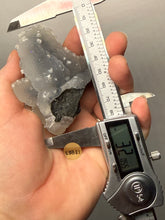 Load image into Gallery viewer, Druzy Chalcedony Stalactite with Druzy Clear Apophyllite | Maharashtra, India