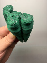 Load image into Gallery viewer, 6” Druzy Malachite “Legs” Stalactites — Botryoidal Cave Formation | DR Congo | Collector Mineral Specimen
