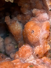 Load image into Gallery viewer, “Goblin Chalcedony” Pink & Orange Druzy Botryoidal Stalactites — Tichka Massif, High Atlas, Morocco