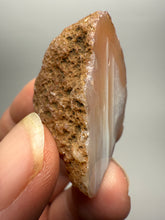Load image into Gallery viewer, Polished Malawi Agate Half – High-Grade African Banded Water Line Agate Display Specimen