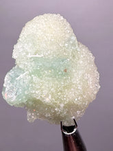 Load image into Gallery viewer, Luminous Mint Apophyllite with Glittering Druzy Sugar Quartz – India