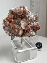 Load image into Gallery viewer, Red Phantom Pagoda Tower Calcite from Hubei Province, China • High Grade High Shine • Stand Included • Mineral Collector’s Showpiece