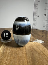 Load image into Gallery viewer, Lingam - Blue Opal with Chalcedony from India