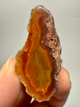 Load image into Gallery viewer, Polished Malawi Agate Half – High-Grade African Banded Agate Display Specimen