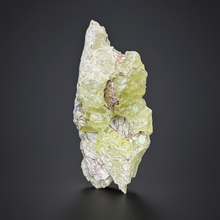 Load image into Gallery viewer, Vibrant Yellow Brucite Thumbnail Mineral Specimen | Collector Crystal from Killa Saifullah District in Balochistan Province, Pakistan
