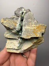 Load image into Gallery viewer, High-Grade Blue Green Wavellite Collectors Specimen - Radiating Botryoidal Crystal Formation - Arkansas, USA