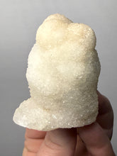 Load image into Gallery viewer, High-Grade “Dream Cloud” Druzy Chalcedony Stalactite — Maharashtra, India (Collector Display Specimen)