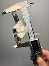 Load image into Gallery viewer, Blue Cap Dark Green Stak Nala Tourmaline on Cleavelandite Matrix – Haramosh Mountains, Pakistan