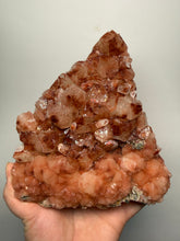 Load image into Gallery viewer, LARGE Rare Red Druzy Apophyllite with Red Stilbite Cluster | India | Collector Mineral Specimen