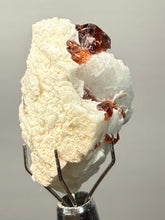 Load image into Gallery viewer, High-Grade Naturally Faceted Red Spessartine Garnet on Matrix — Skardu, Pakistan