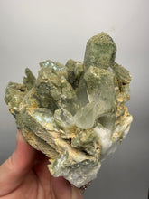 Load image into Gallery viewer, Chlorite-Included Quartz Cluster (Green Phantom Quartz) – Pakistan Mineral Specimen