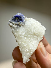 Load image into Gallery viewer, Afghan Lazurite Specimen | Deep Blue Lapis-Grade Crystal on Matrix | Collector Display Mineral