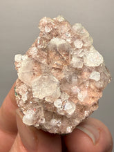 Load image into Gallery viewer, Pink Apophyllite on Red & Green Heulandite – Deccan Traps, Maharashtra, India