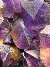 Load image into Gallery viewer, Premium Hematite-Phantom Deep Magenta Ametrine Cluster | Deccan Traps, India | Collector Mineral Specimen