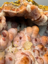 Load image into Gallery viewer, “Goblin Chalcedony” Pink & Orange Druzy Botryoidal Stalactites — Tichka Massif, High Atlas, Morocco