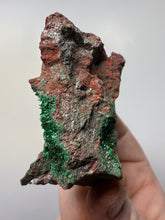 Load image into Gallery viewer, Brochantite Collector Mineral Specimen – Vivid Green Copper Crystals from Morocco
