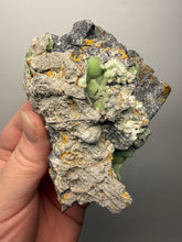 Load image into Gallery viewer, High-Grade Green Wavellite Collectors Specimen - Radiating Botryoidal Crystal Formation - Arkansas, USA