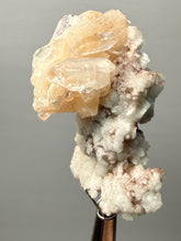 Load image into Gallery viewer, High-Grade Pink Stilbite + Apophyllite + Red Heulandite Zeolite | Indian Collector Mineral Specimen