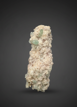 Load image into Gallery viewer, Light Purple Lepidolite with Light Green Tourmaline on Matrix – Pakistan Mineral Specimen | Collector Grade