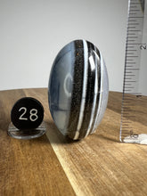 Load image into Gallery viewer, Lingam - Blue Opal with Chalcedony from India