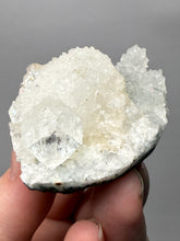Load image into Gallery viewer, Druzy Chalcedony Stalactites with Druzy Clear Apophyllite | Maharashtra, India
