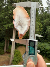 Load image into Gallery viewer, Rare Moroccan White Agate w Incredible Parallax Collected by Indigenous Nomads | Ancient Beauty from the Sahara