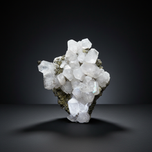 Load image into Gallery viewer, 4.5” New Find: Huanzala Mine Peru Sphalerite + Chalcopyrite + Apatite + Calcite + Quartz | Collector Display Specimen