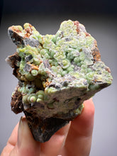 Load image into Gallery viewer, High-Grade Green Wavellite Collectors Specimen - Radiating Botryoidal Crystal Formation - Arkansas, USA