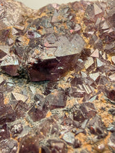 Load image into Gallery viewer, Premium Hematite-Phantom Deep Magenta Ametrine Cluster | Deccan Traps, India | Collector Mineral Specimen