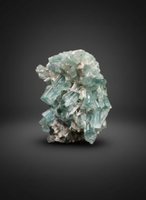 Load image into Gallery viewer, Blue Indicolite Tourmaline on Matrix – Pegmatite Mineral Specimen from Pakistan