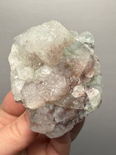 Load image into Gallery viewer, Druzy Green Apophyllite with Druzy Red & Green Heulandite – Deccan Traps, Maharashtra, India