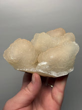 Load image into Gallery viewer, High-Grade Pink “Dream Cloud” Druzy Chalcedony Stalactite — Maharashtra, India (Collector Display Specimen)