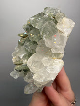 Load image into Gallery viewer, Chlorite-Included Quartz Cluster (Green Phantom Quartz) – Pakistan Mineral Specimen