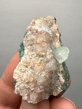 Load image into Gallery viewer, Pink Apophyllite on Red & Green Heulandite – Deccan Traps, Maharashtra, India