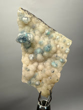Load image into Gallery viewer, Blue-Green Chrysocolla in Botryoidal Chalcedony Cabinet Specimen | Indonesia