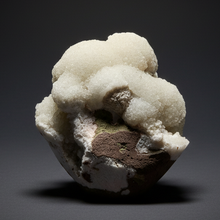 Load image into Gallery viewer, High-Grade “Dream Cloud” Druzy Chalcedony Stalactite — Maharashtra, India (Collector Display Specimen)