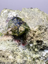 Load image into Gallery viewer, Gemmy Green Garnet on Matrix – Pakistan Collector Specimen