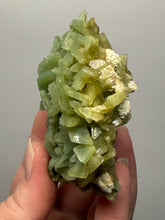 Load image into Gallery viewer, High-Grade Green Heulandite on Peach Stilbite Crystal Cluster | Deccan Traps, Maharashtra, India | Collector Mineral Specimen