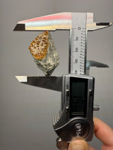 Load image into Gallery viewer, Hessonite Garnet Cluster on Matrix – Natural Collector Specimen from Pakistan | High-Grade Orange-Red Garnet Crystals