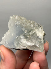 Load image into Gallery viewer, Druzy Chalcedony Stalactite with Druzy Clear Apophyllite & Optical Calcite | Maharashtra, India
