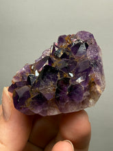 Load image into Gallery viewer, Premium Hematite-Phantom Deep Magenta Ametrine Cluster | Deccan Traps, India | Collector Mineral Specimen